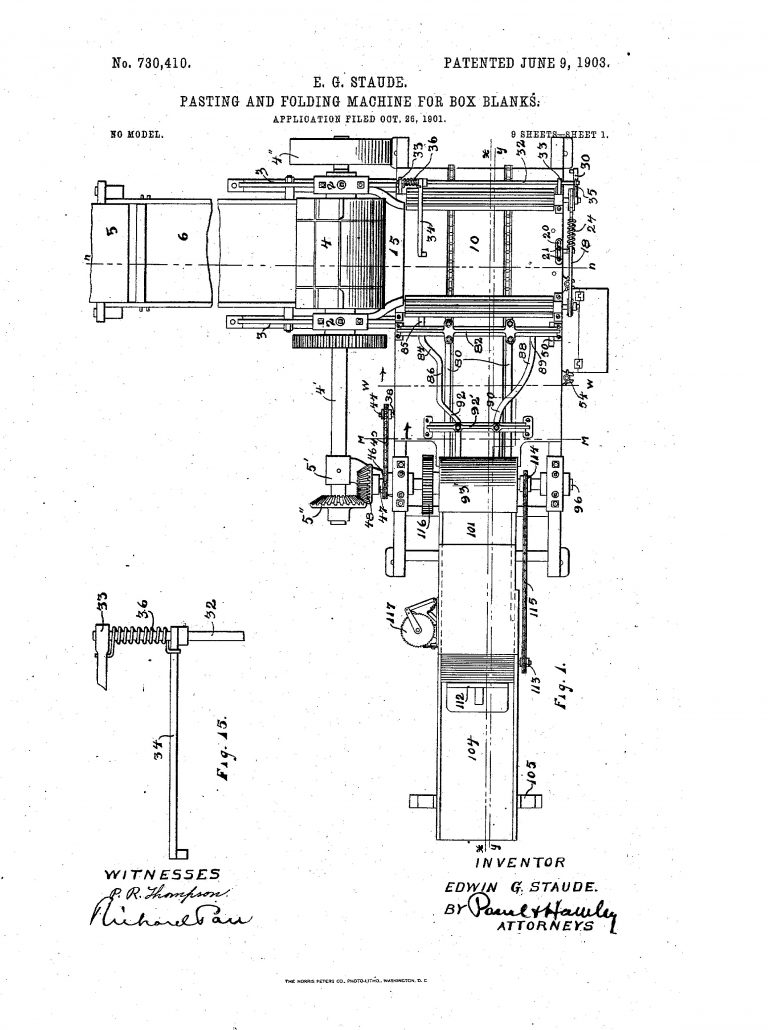1903 Pasting and Folding Plans Staude 1903 Pasting and Folding Plans Staude